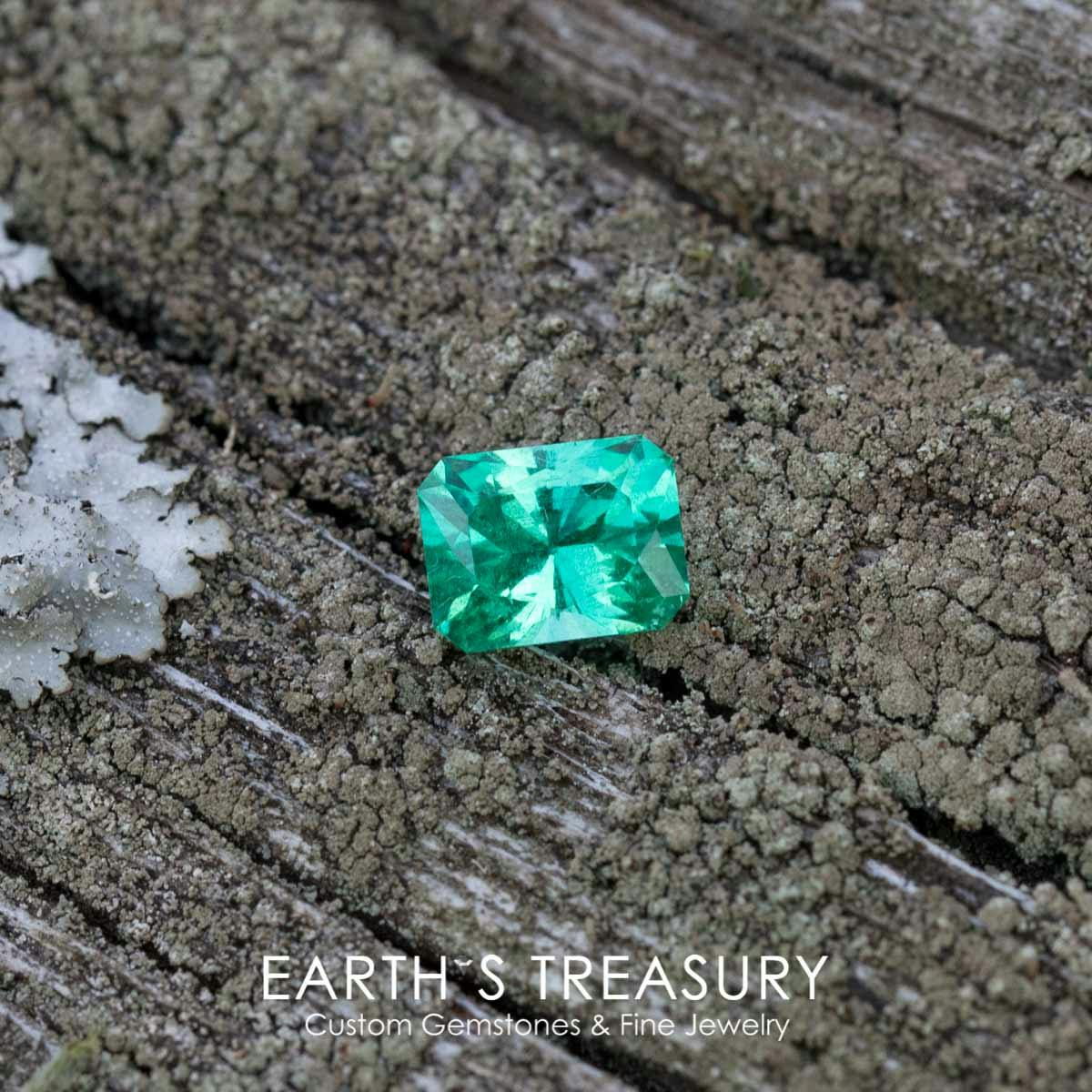 ethiopian emeralds - 1.48 ct bright green