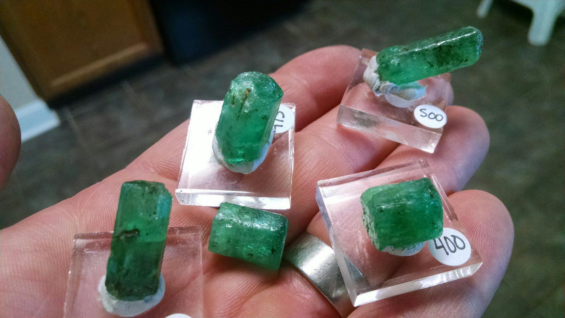 Ethiopian emeralds - Shakiso crystals