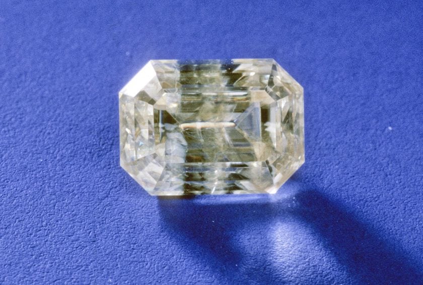 emerald-cut smithsonite - Namibia