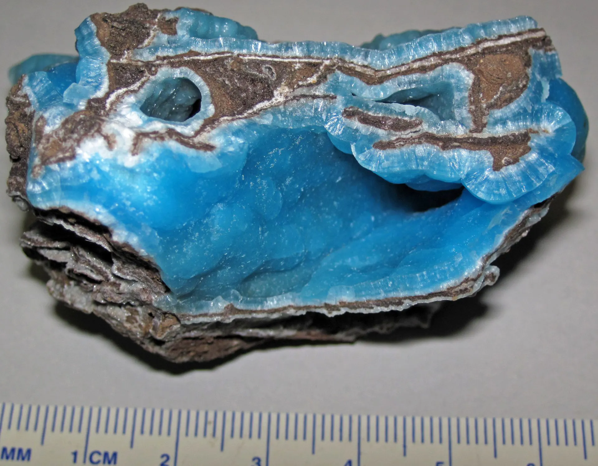 blue gemstones - hemimorphite