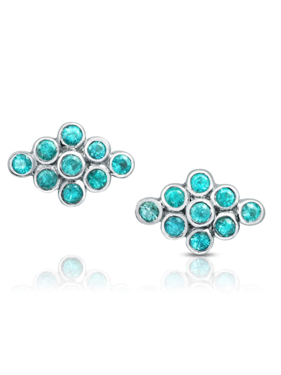gem trends - reversible opal earrings, studs