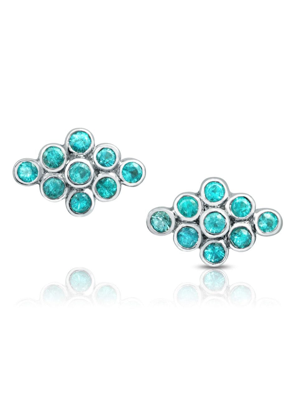 gem trends - reversible opal earrings, studs