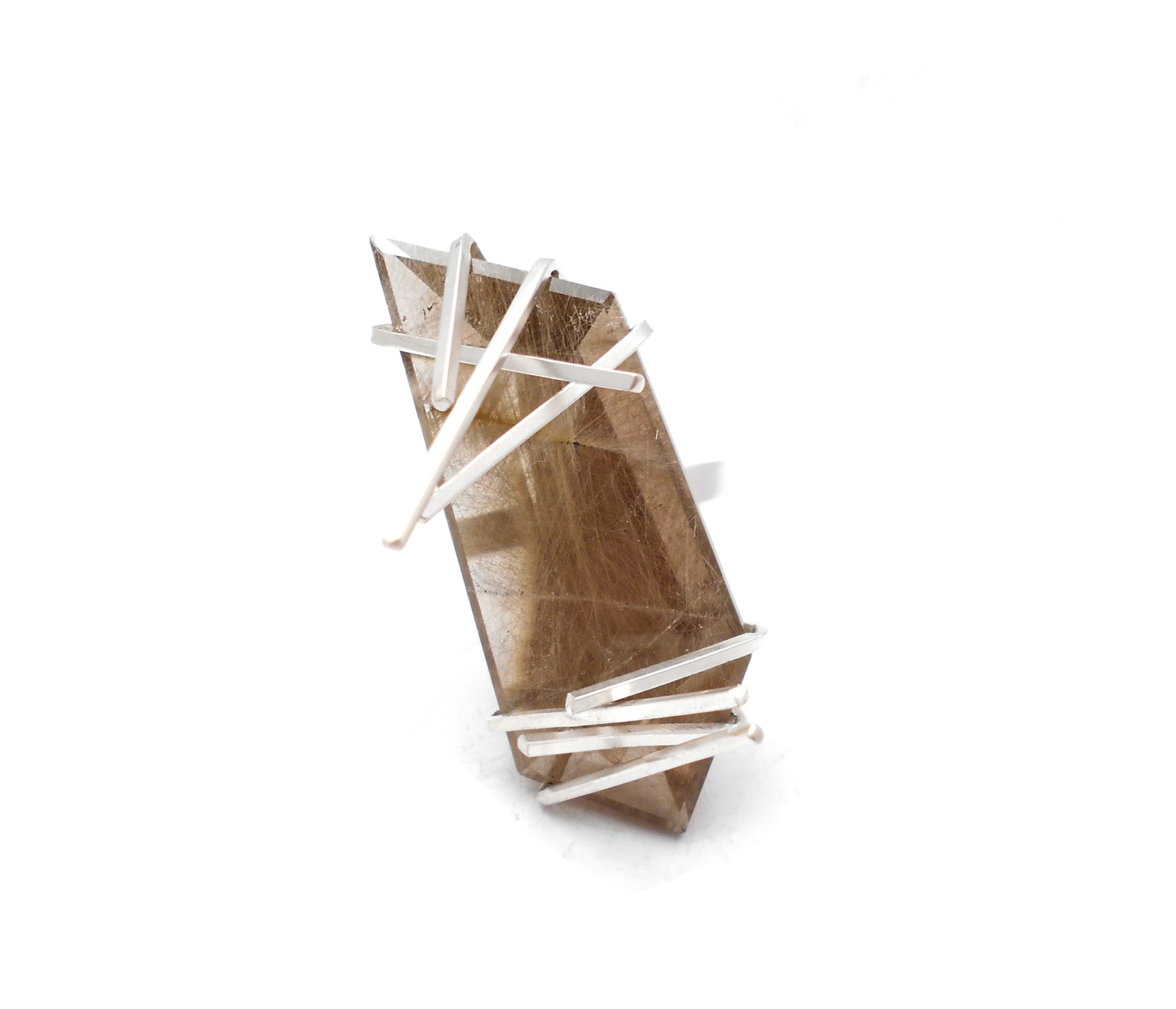 gem trends - smoky quartz ring