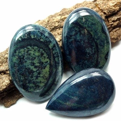 blue gemstones - vivianite