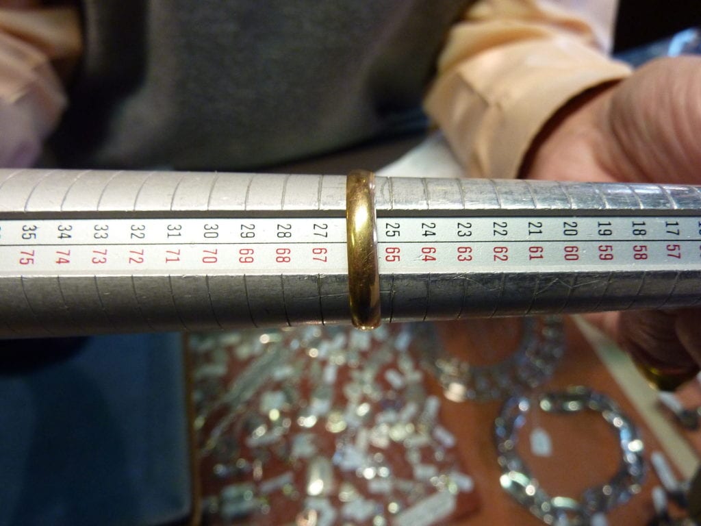 Ring sizing stick - diamond cost