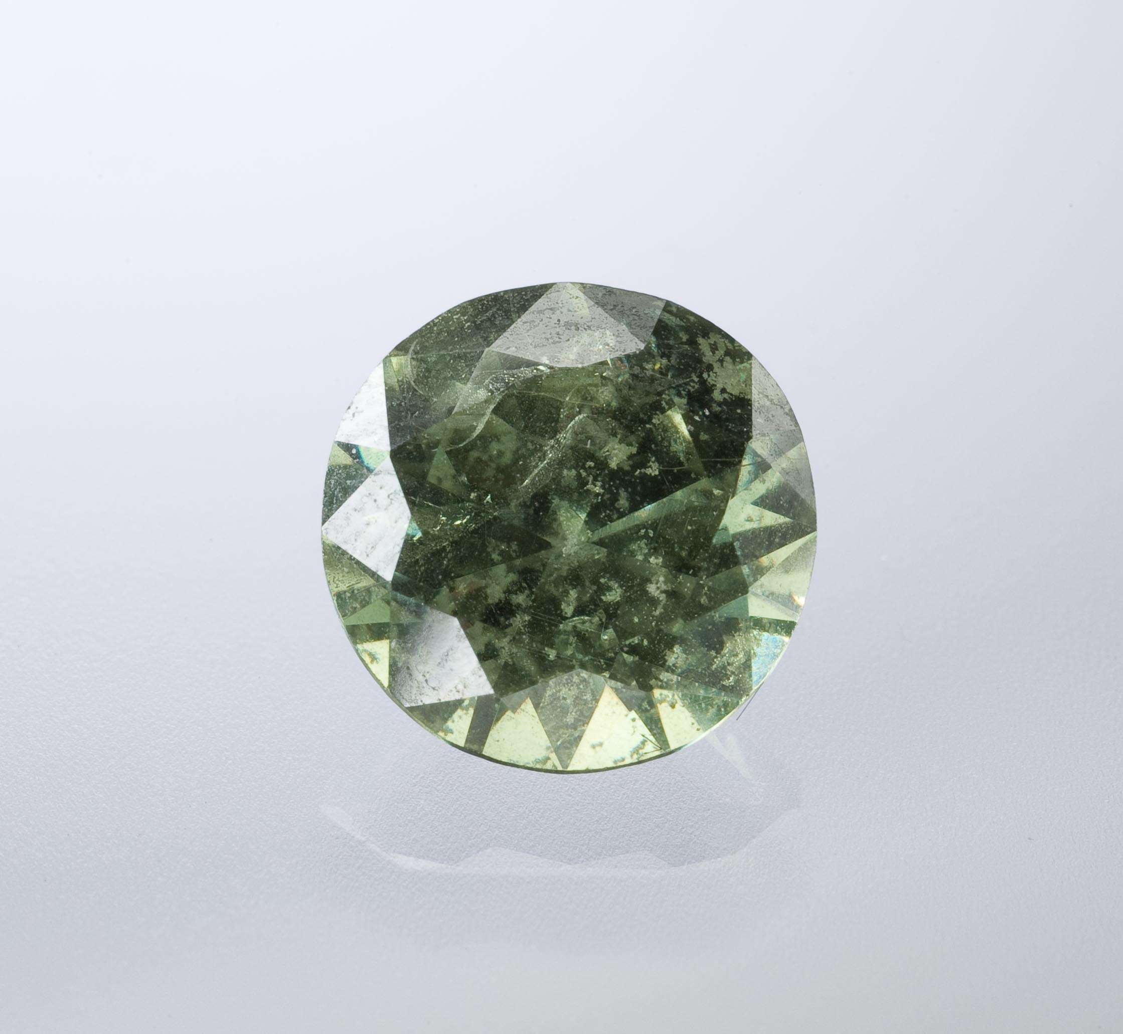 round brilliant demantoid garnet - garnet engagement ring stones