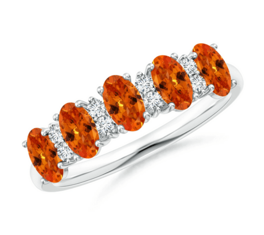 Five-Stone-Spessartite-and-Diamond-Wedding-Band-Angara