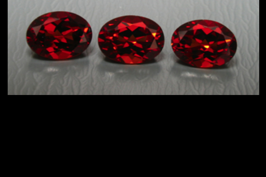 faceted malaya garnets - garnet engagement ring stones