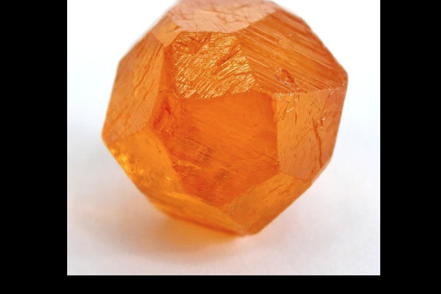 mandarin crystal - garnet engagement ring stone