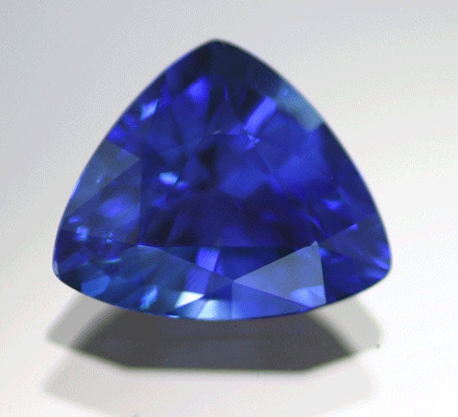 triangle-cut sapphire - sapphire engagement ring stone
