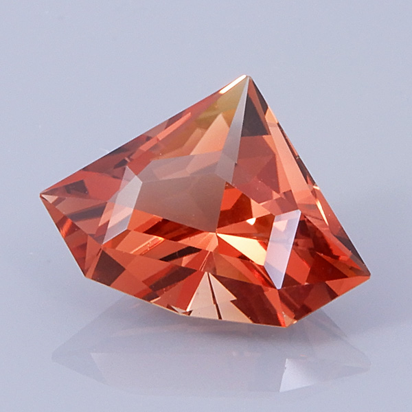 Finished version of Custom Freeform Pendant Cut Sunstone
