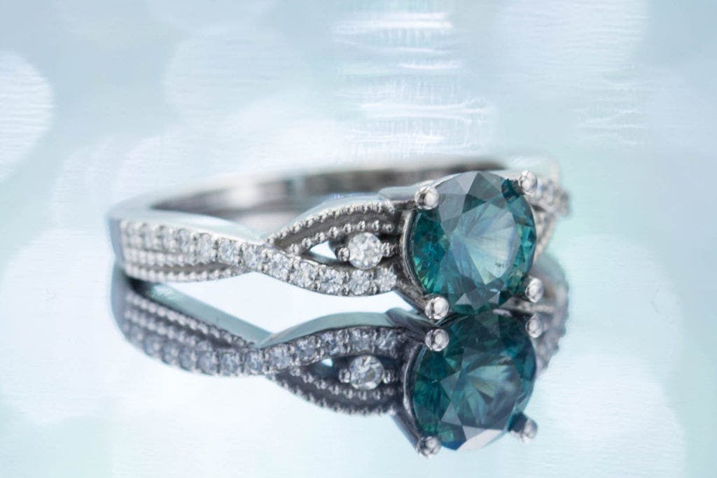 teal sapphire - sapphire engagement ring stones