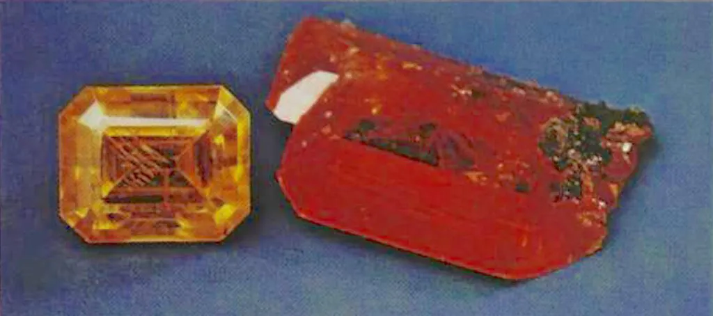 faceted and rough wulfenites