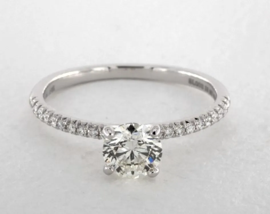 oval-cut diamond guide - 1ct round ring