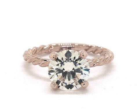 searching for diamonds online - 2.02ct M in rose gold solitaire