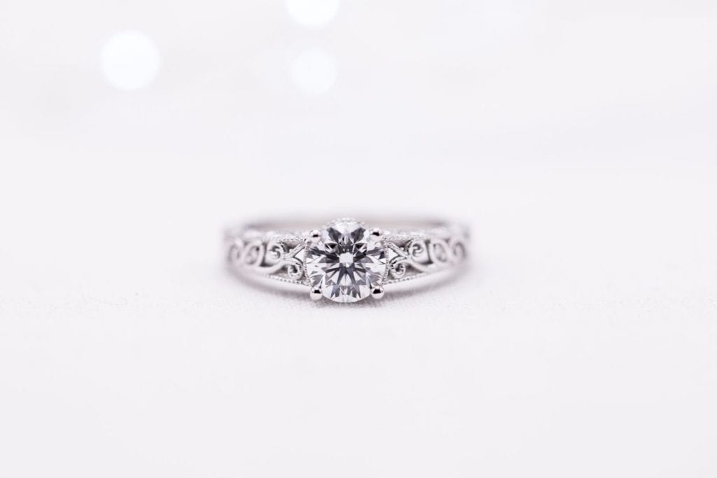 engagement ring lab created diamonds