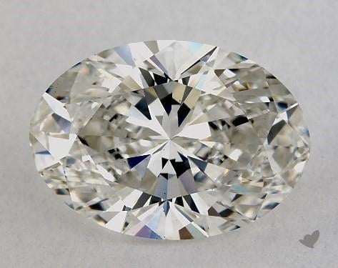 Diamond oval 2.51 Carat james allen