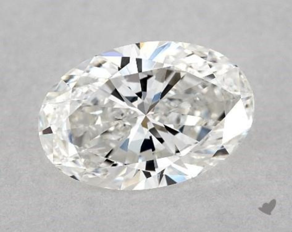 oval-cut diamond guide - l:w 1.50
