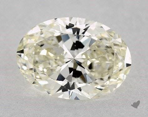 oval-cut diamond guide - K color diamond