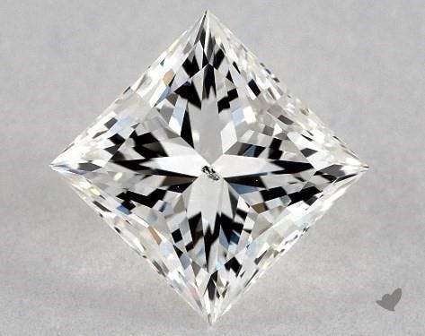 princess-cut diamonds - si1 clarity