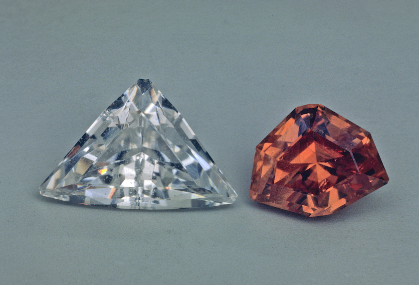 faceted scheelites - California and Arizona