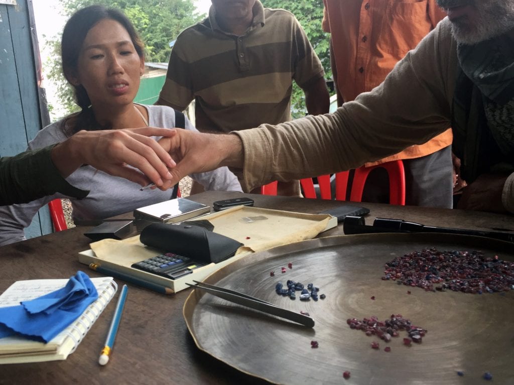 Gem market in Pailin, Cambodia - success in the gem trade