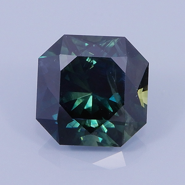Finished version of Barion Square Cut Sapphire