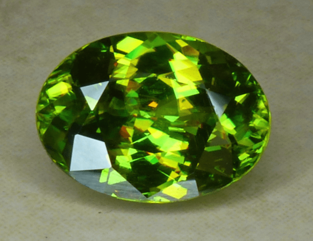 faceted sphene - Madagascar