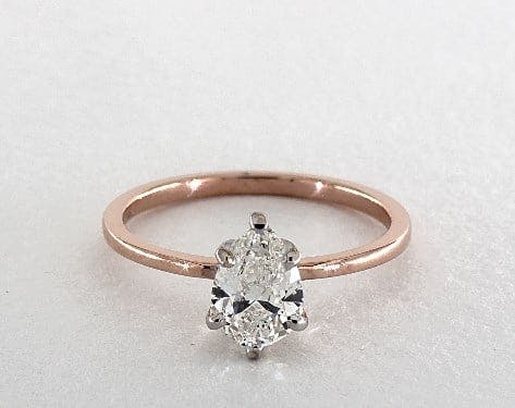 diamond shape - pear-cut solitaire engagement ring
