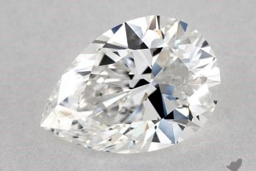 pear-shaped diamond guide - L/W ratio 1.43