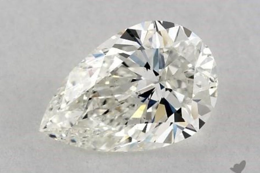 pear-shaped diamond guide - L/W ratio 1.52