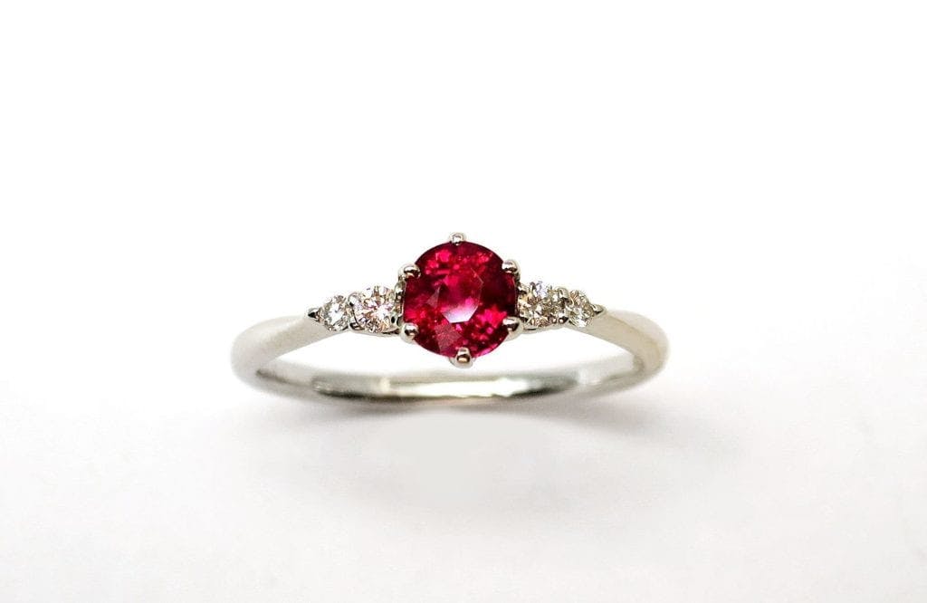 ruby ring - classic engagement ring stones