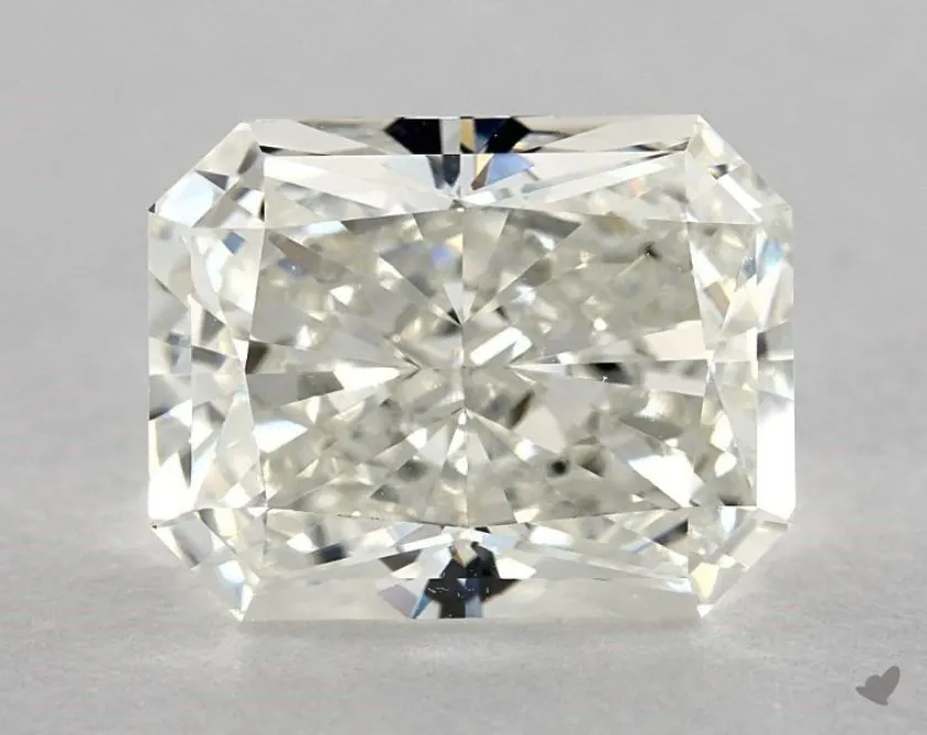 moderately truncated corners - radiant-cut diamonds