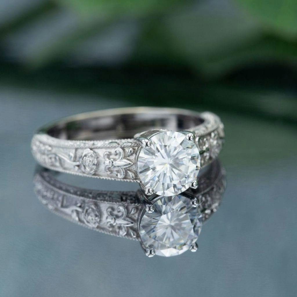 moissanite engagement ring - what carat diamond should I choose
