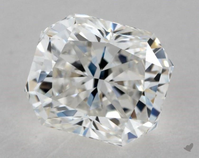 severely truncated corners - radiant-cut diamonds