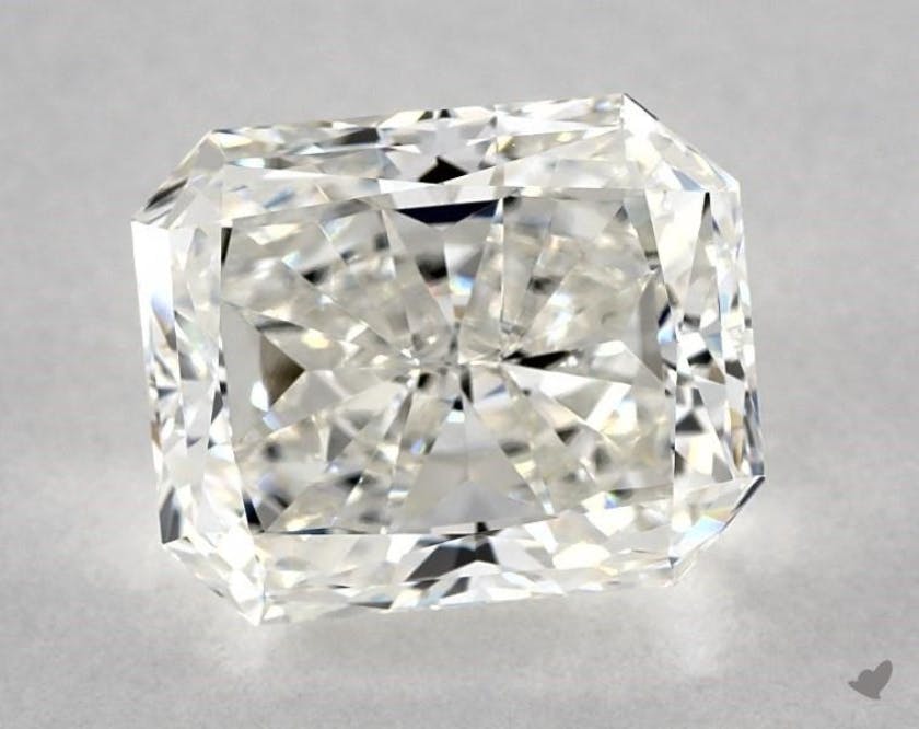 uneven corners - radiant-cut diamonds
