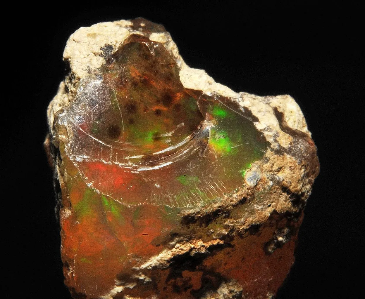 ethiopian opal nodule - how do opals form