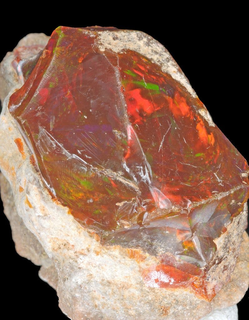 fire opal - opal types
