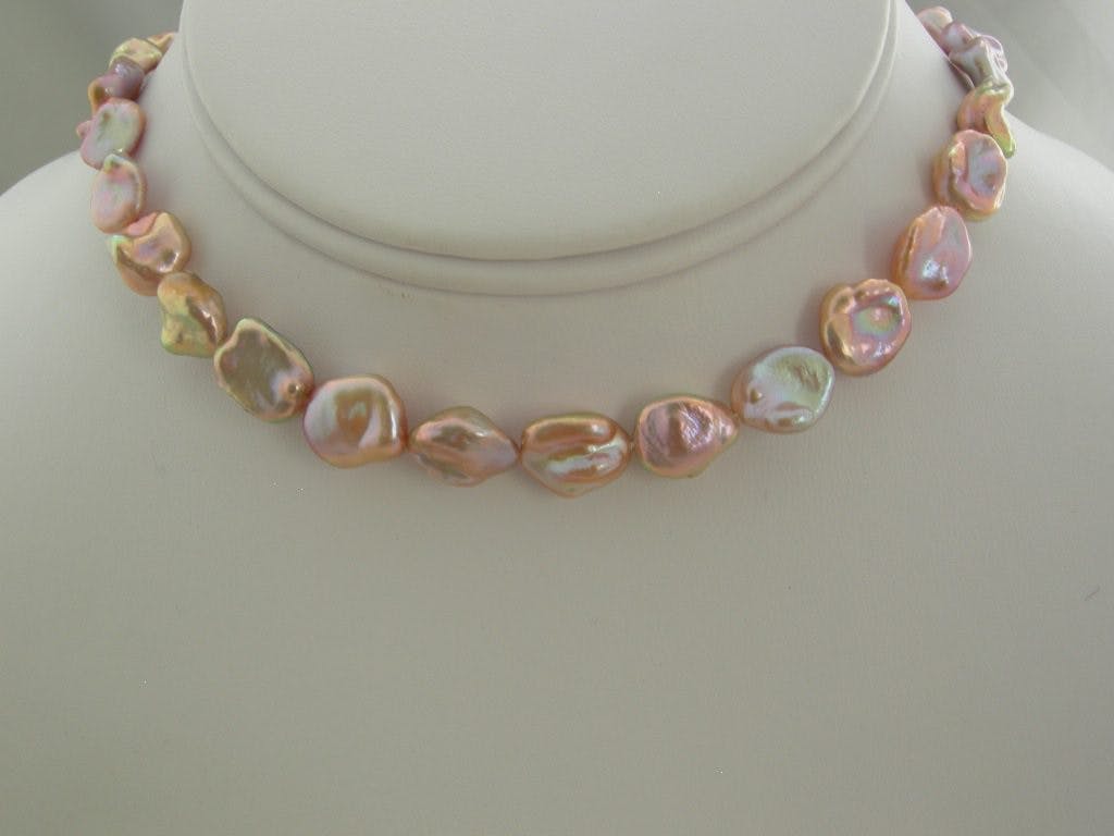 baroque metallic - freshwater cultured pearls