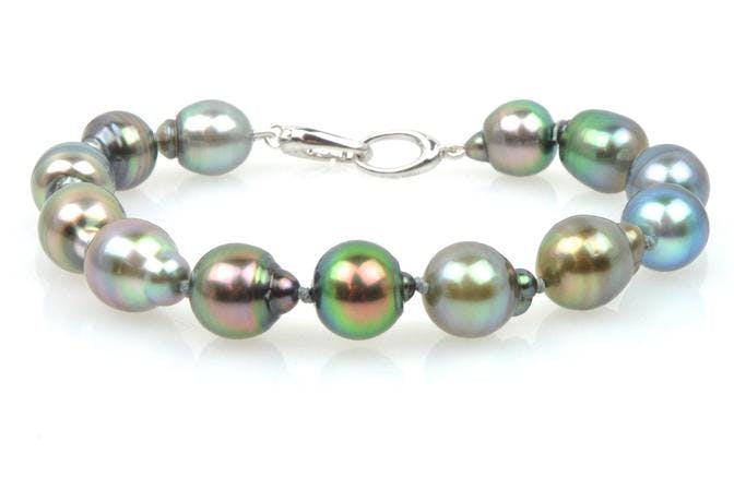 mixed colors - tahitian pearls