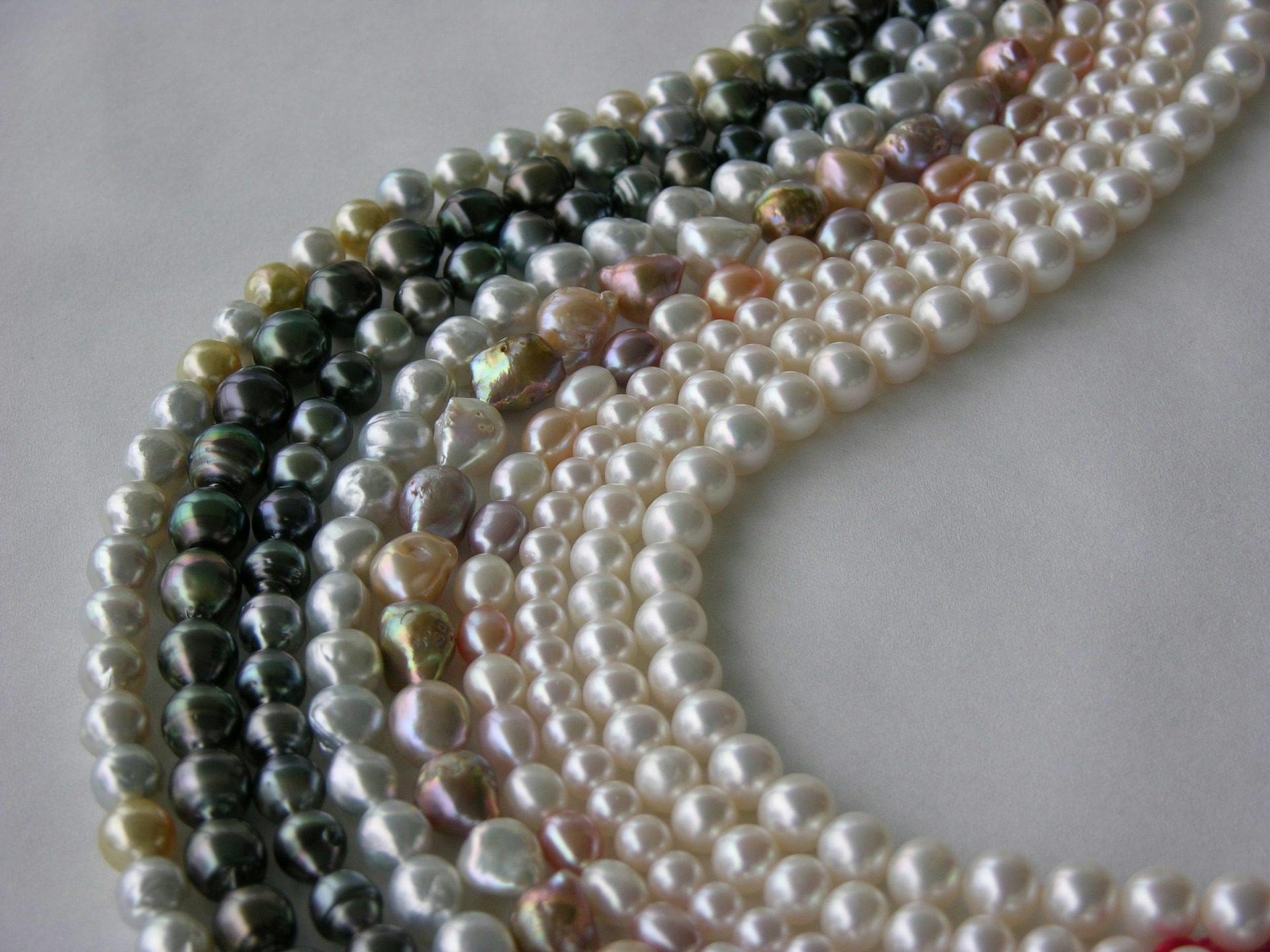 various strands - freshwater cultured pearls