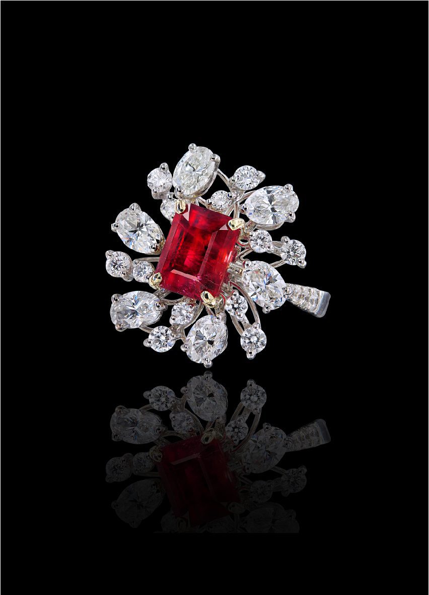 red beryl ring