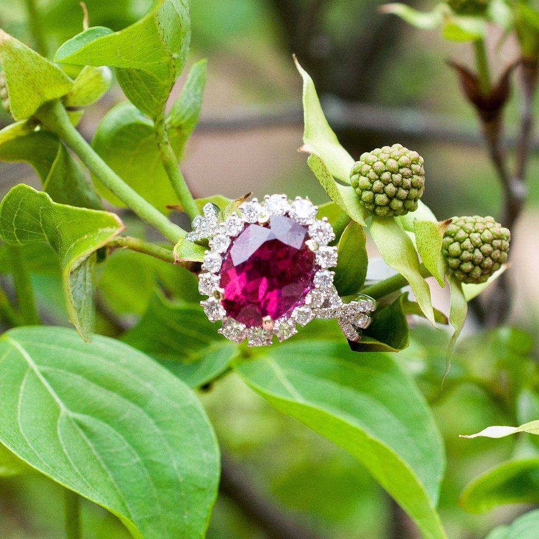 rubellite ring