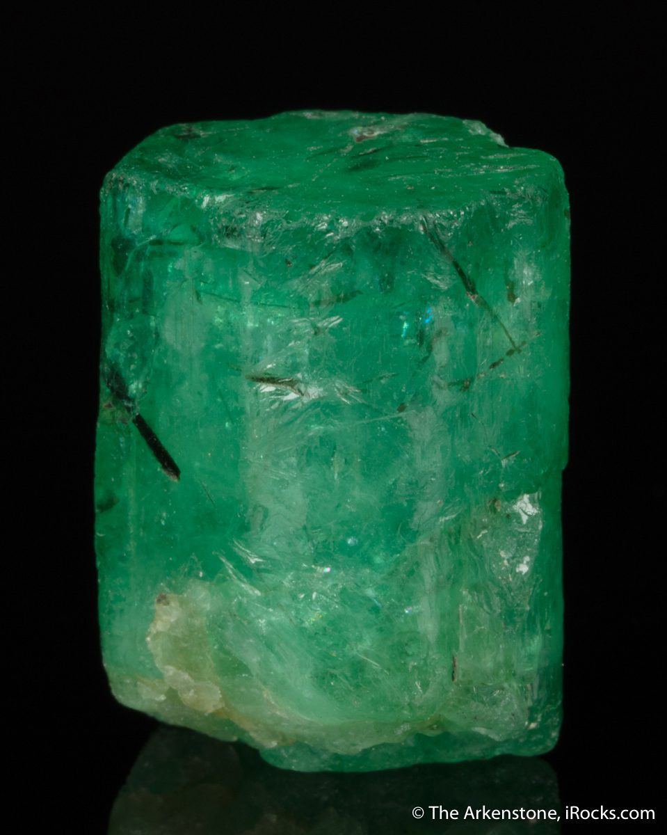 Ethiopian emerald with schorl