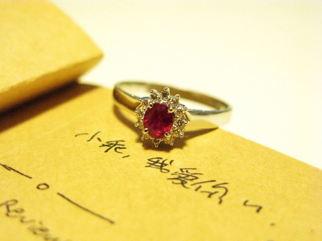 ruby and yellow paper - appraising rubies