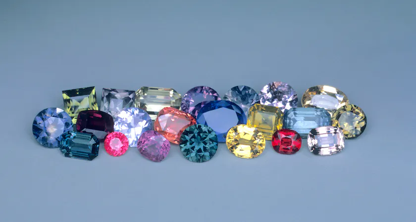 faceted sapphires