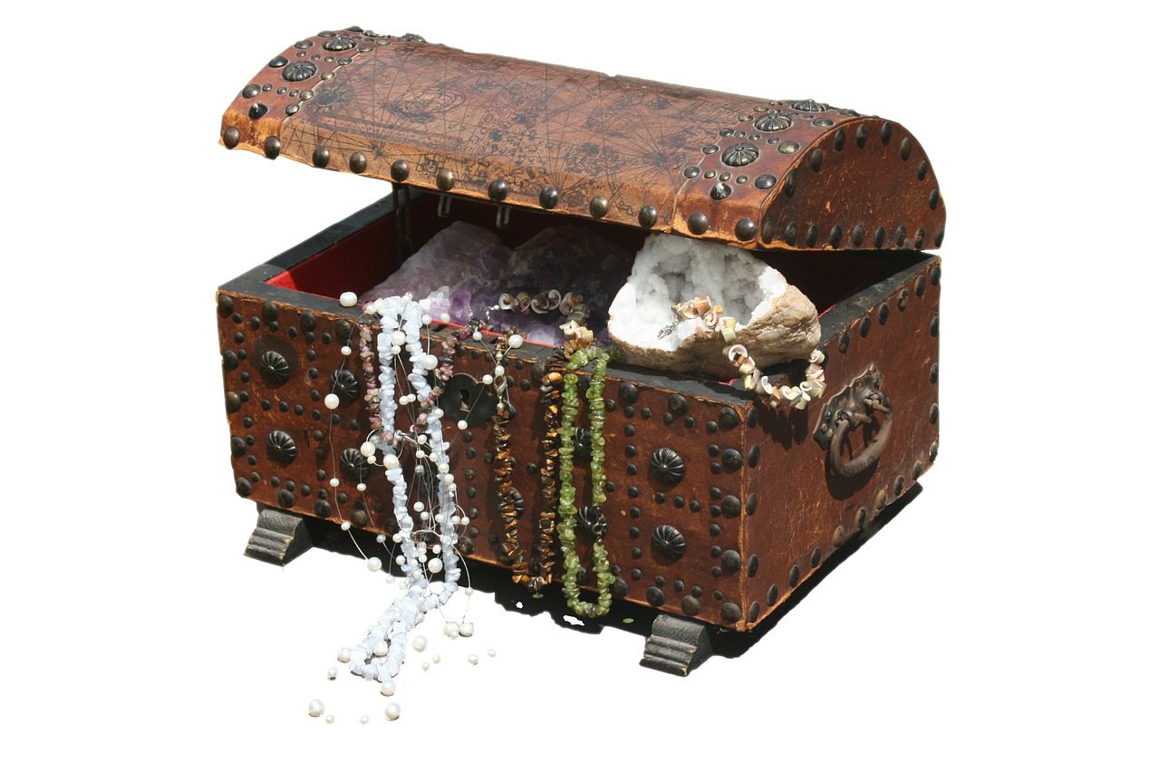 gemstone sourcing - treasure chest