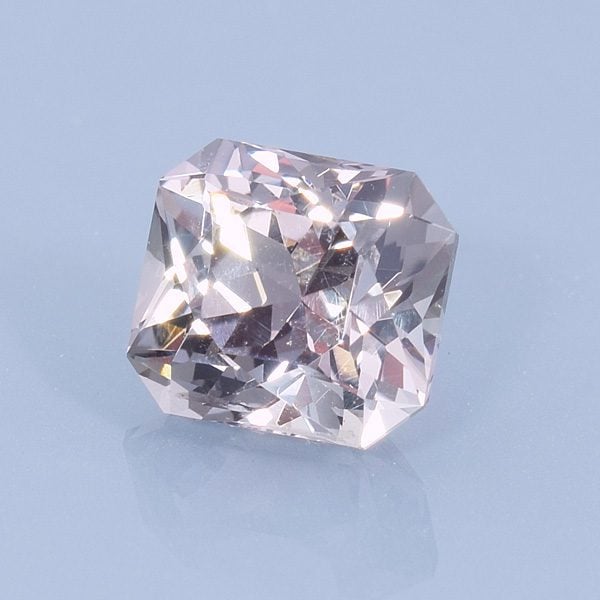 Finished version of Fancy Brilliant Emerald Cut Sapphire