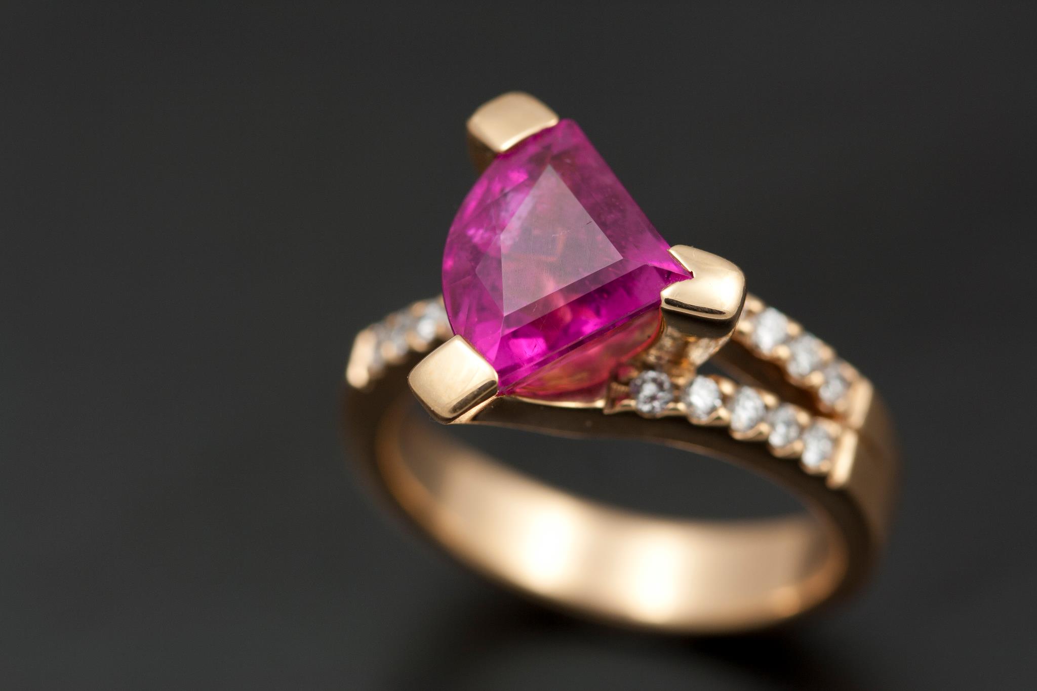 hot pink tourmaline