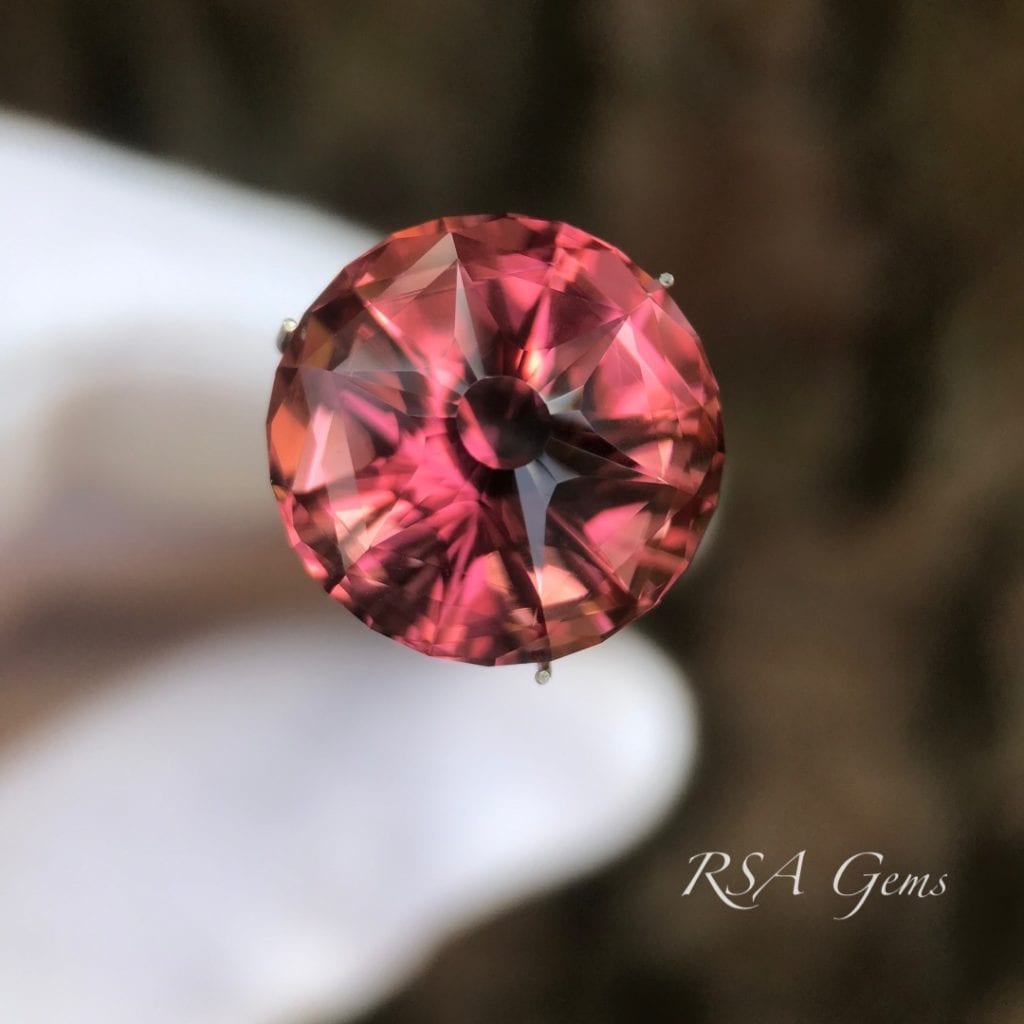 pink tourmaline - clarity VVS